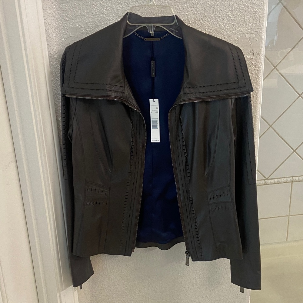 Women's Soft Lightweight Brown Leather Jacket